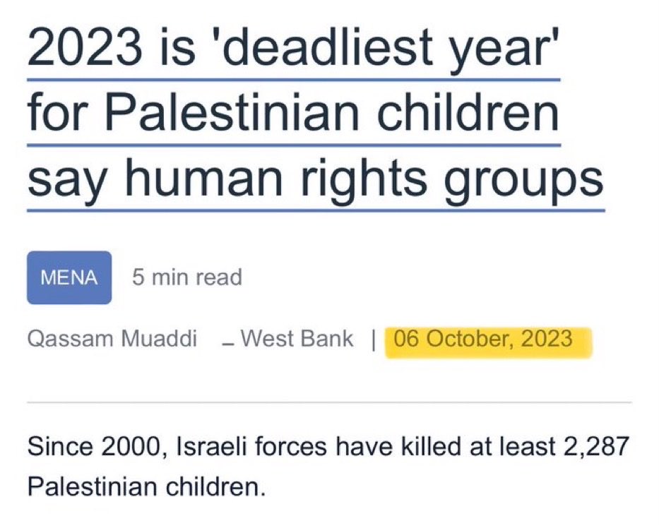 SeanAMcCallum's tweet photo. @timhargadon @JamesEsses Your daily reminder that Israel attacked first, and they will always claim lives in Gaza. https://t.co/uLXSwzckaE