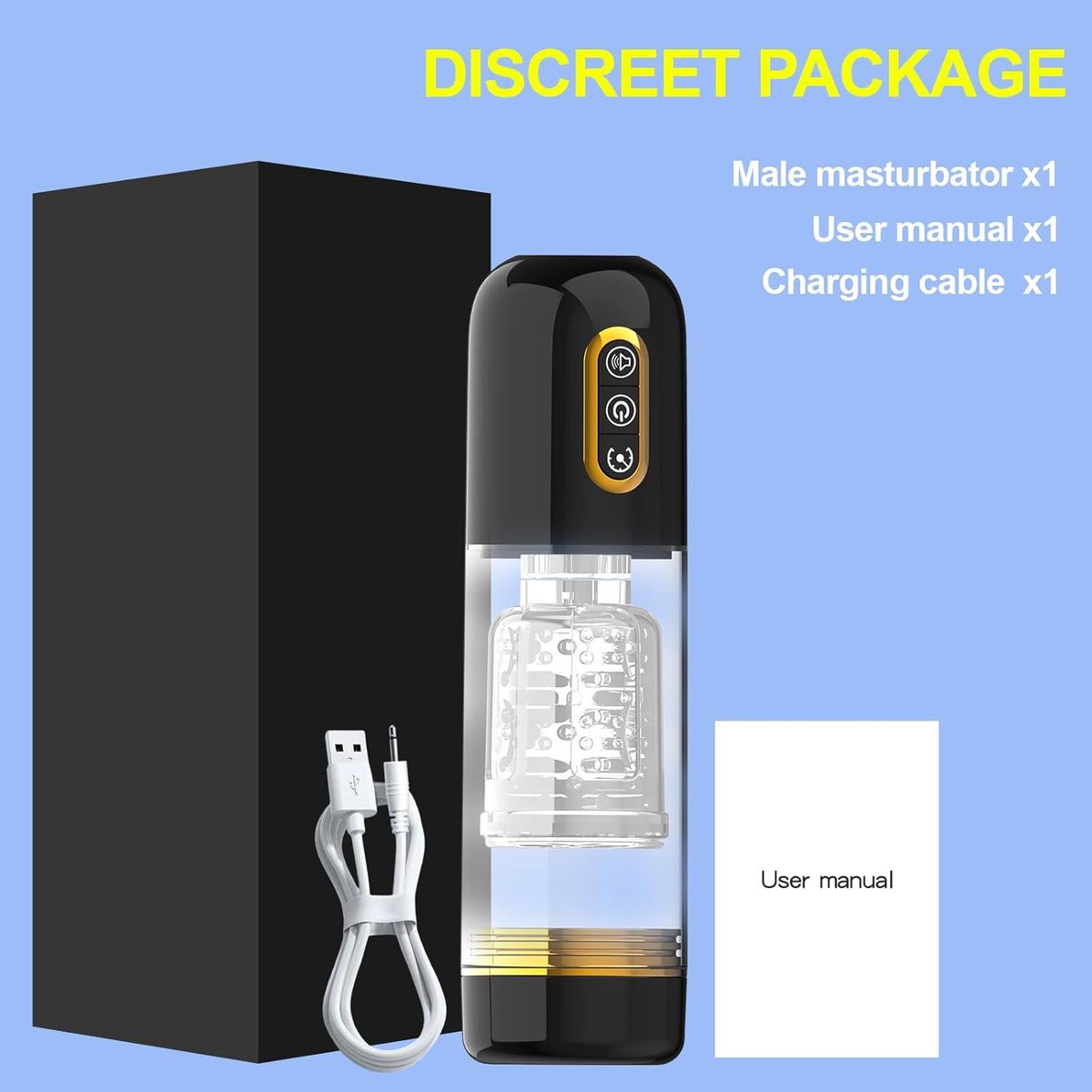 Kr0nosK's tweet photo. ✅Enjoy powerful suction with the Wordone Automatic Male Masturbator – 6 sucking &amp; rotating modes, soft 3D textured sleeve, IPX6 waterproof &amp; USB rechargeable for ultimate male pleasure.  

#MaleSexToys #Masturbator #AdultToys #PenisPump #Wordone https://t.co/NF7ycLmGOo