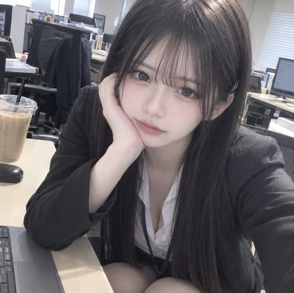 Motedou98p's tweet photo. お昼休憩〜☕️
今日はちょっとゆっくりできてる☺️

午後も頑張ろうかな。
みんなはお昼ごはん、もう食べた？👀

#凛の日常 #AI美女 #AI女子 #AIart https://t.co/HDeQCzrB1T