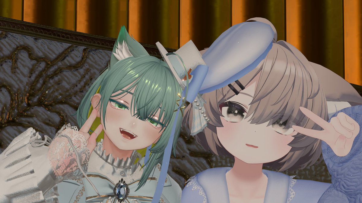 Keibiinb_kei's tweet photo. 初めて行ったバンビーノ！
せっかくホストってことで女の子アバターで行ってきた。
ミルテくん、陽翡くん、ロアくん。
みんなめちゃ可愛いかった！またいきたい！次は指名して応募していく。
#VRC_バンビーノ https://t.co/AG7mNlDsn2