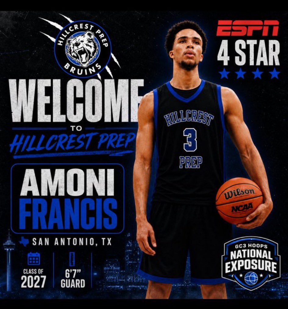 KevinOneEye's tweet photo. Amoni Francis @amon1_francis took his game to Hillcrest Prep @hillcrest_prep in Phoenix. The Texas senior is looking to make his final high school season count. New stage. Same work to do. #oneeyedscout https://t.co/cdoBq41bAe