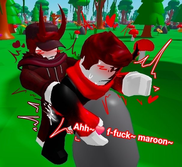leyrabies's tweet photo. Red x maroon #roblox #robloxnsfw #heat https://t.co/83FOLEfaSr