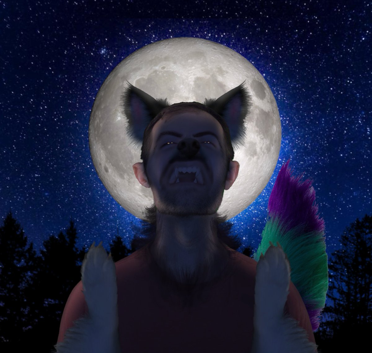 Pandikko_Art's tweet photo. What happens when you get bit by a furry.
#SpookMeUp https://t.co/emFpYVDPXv