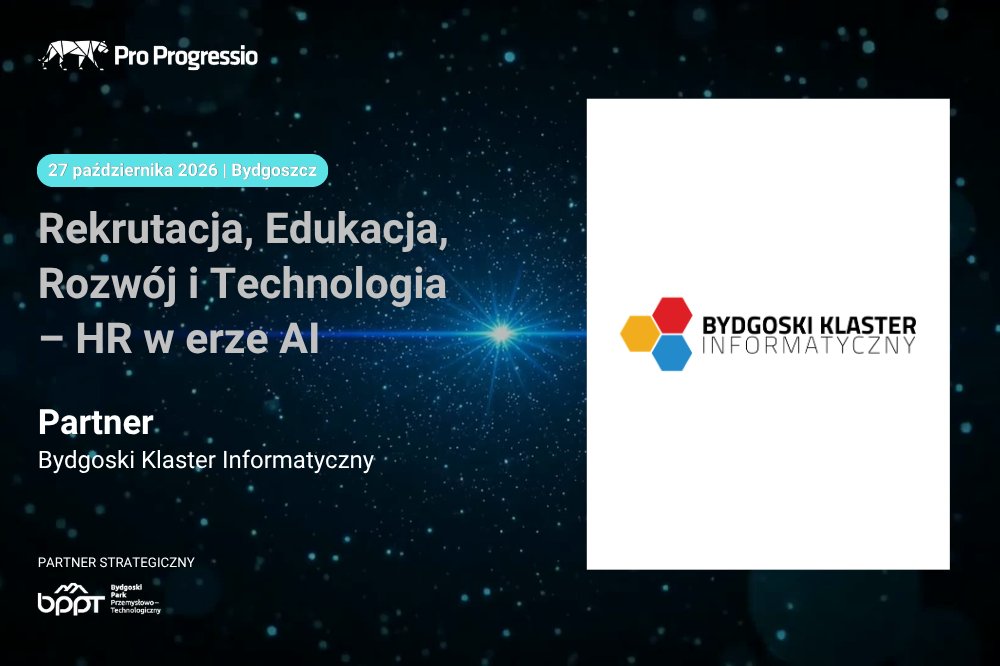 Pro_Progressio's tweet photo. Eksperci od nowych technologii łączą siły! Partnerem naszej konferencji został Bydgoski Klaster Informatyczny (#BKI).  

Dziękujemy za dołaczenie do grona Partnerów wydarzenia!

📅 27.10.2026 | Bydgoszcz (BCTW)
Rejestracja: https://t.co/jhzatLR6RU

#IT #HRtech #Bydgoszcz #BPPT https://t.co/e6hZiv9H9k