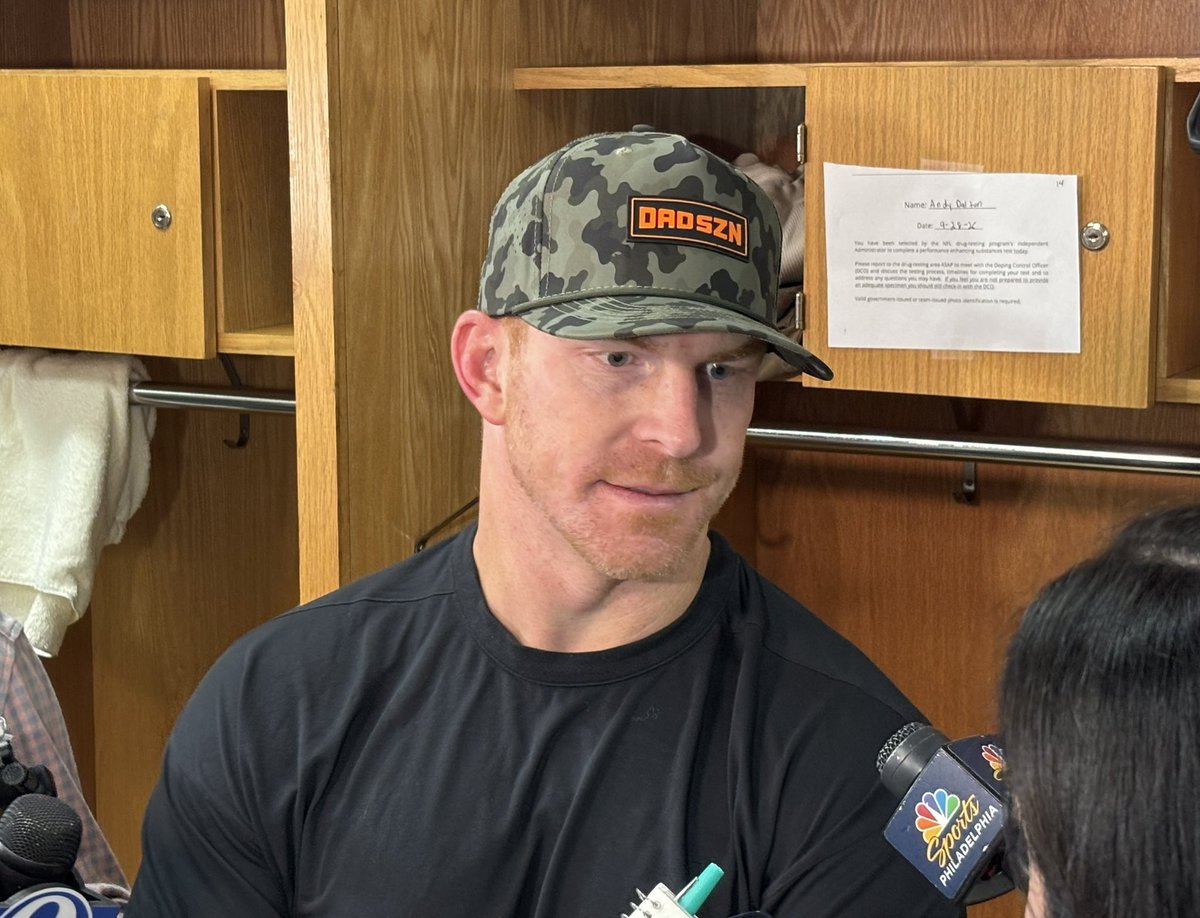 JClarkNBCS's tweet photo. “I can’t turn over the ball in that situation. You’re in the moment. You’re not worried if you’re coming out. I apologized to him because I put them in a bad spot”

Andy Dalton on his pick https://t.co/xAHkWLF6T3
