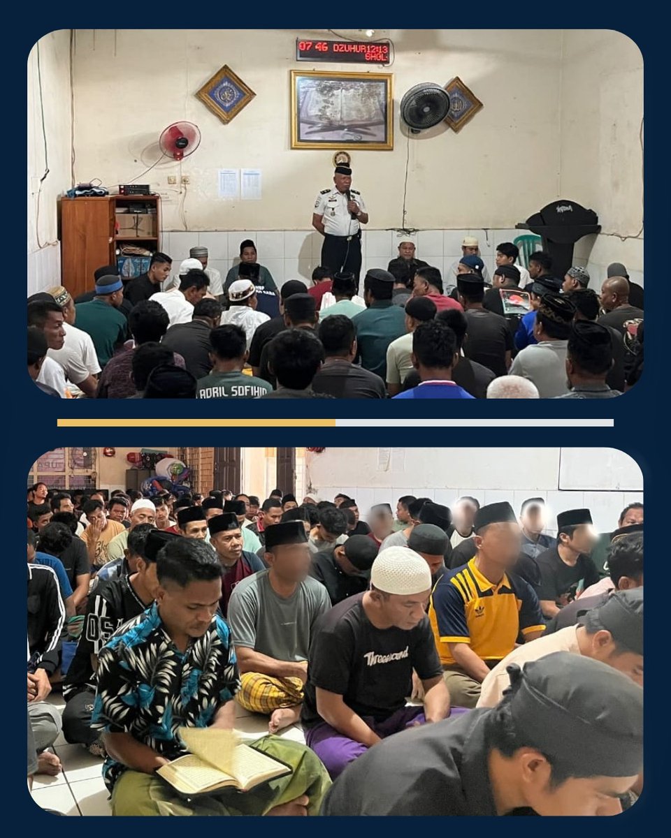 RutanRaba's tweet photo. Rutan Raba Laksanakan One Day One Juz, Perkuat Pembinaan Kepribadian Warga Binaan

#Kemenimipas #AgusAndrianto #DitjenPAS GunGunGunawan #KetutAkbarHerryAchjar #DitjenPASNTB RBKunwas https://t.co/8cpQXt9a0w