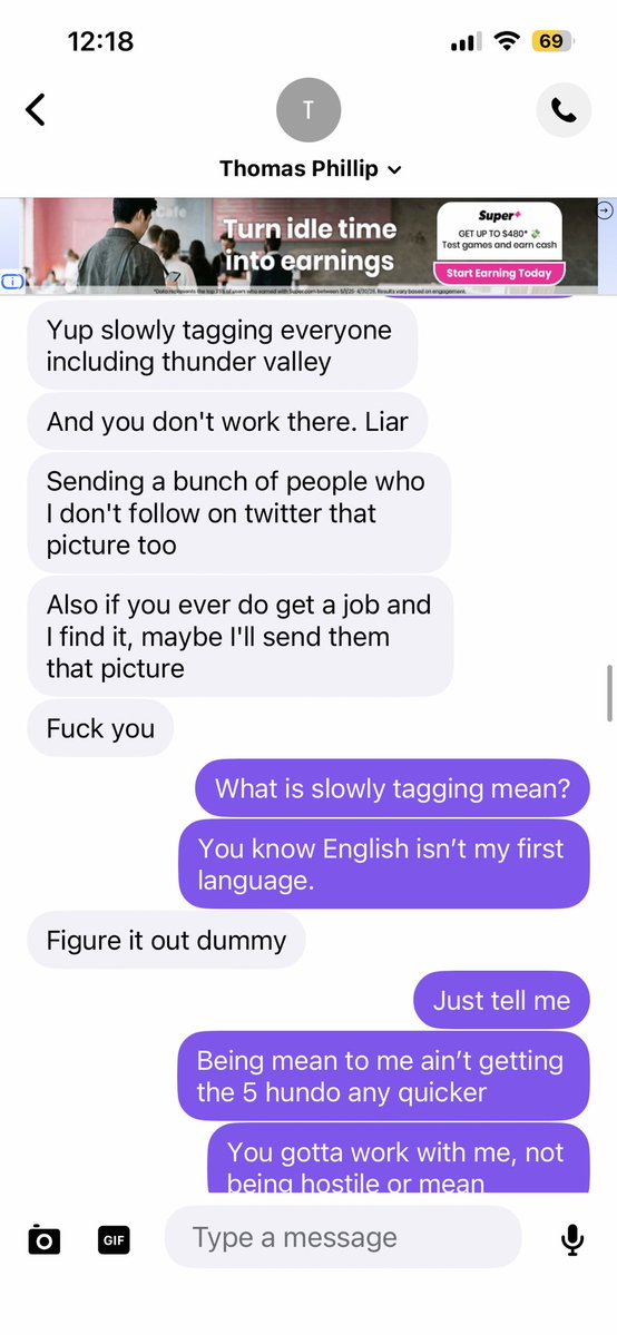 FarmerAndSnake2's tweet photo. Thomas P only shows people what I said to him. But he never shows people what he said to me first. He keeps on insulting my parents. If you keep mentioning my mom and dad, I’ll keep mentioning your son and daughter, it’s a fair word game.Don’t play with fire if you can’t handle🔥 https://t.co/QUaoxOQxVC