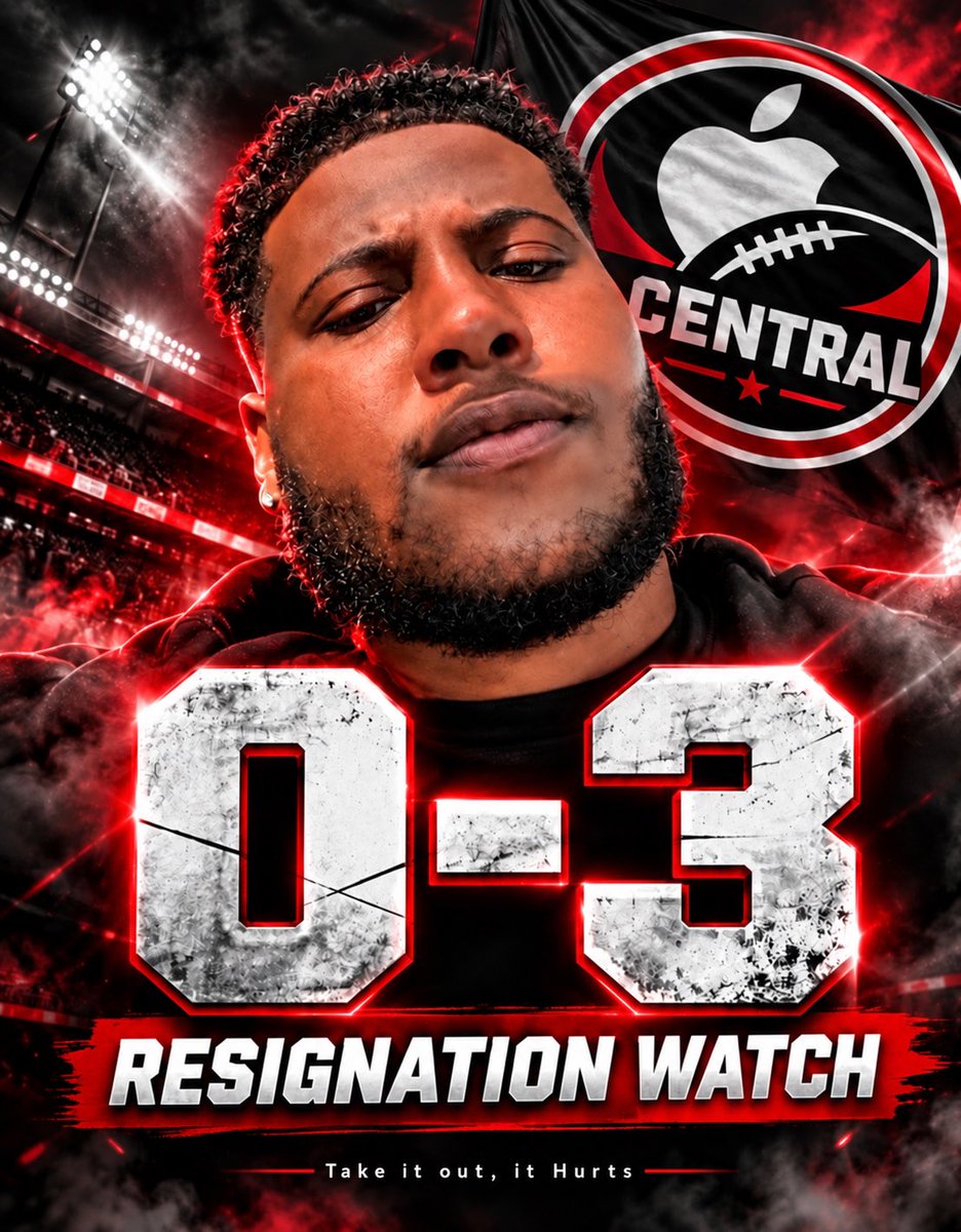 AppleCupCentral's tweet photo. After falling to 0-3 Monday night, Terez tells AppleCupCentral he is “close to submitting my resignation” from the league.

Just days after declaring himself a future three-time champion, the outlook has changed dramatically. https://t.co/r5Lxy2Xx1r