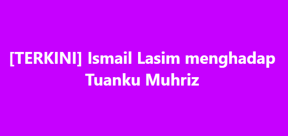 SinarOnline's tweet photo. Ismail Lasim menghadap Tuanku Muhriz

SEREMBAN - Menteri Besar, Datuk Ismail Lasim menghadap Yang di-Pertuan Besar Negeri Sembilan, Tuanku Muhriz Tuanku Munawir di Istana Hinggap di sini pada Selasa.

#SinarHarian #beritaterkini #IsmailLasim #TuankuMuhriz #krisisNegeriSembilan https://t.co/PntEzB1Hfb