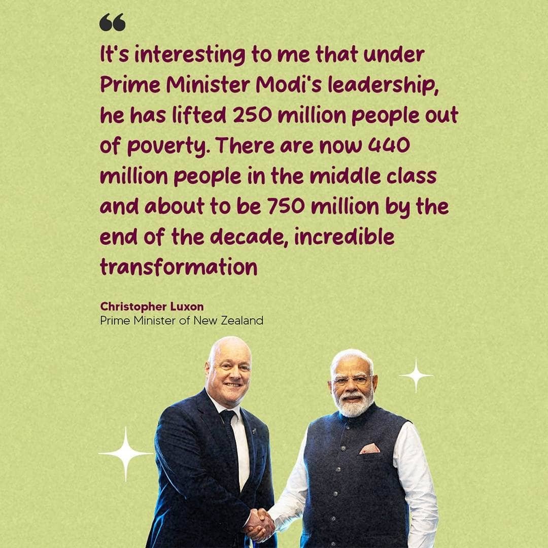 Abhishe40912002's tweet photo. #HappyBdayPMModi
The world is in awe of PM Modi: Christopher Luxon
via Namo App https://t.co/XNgAzx4ZI3