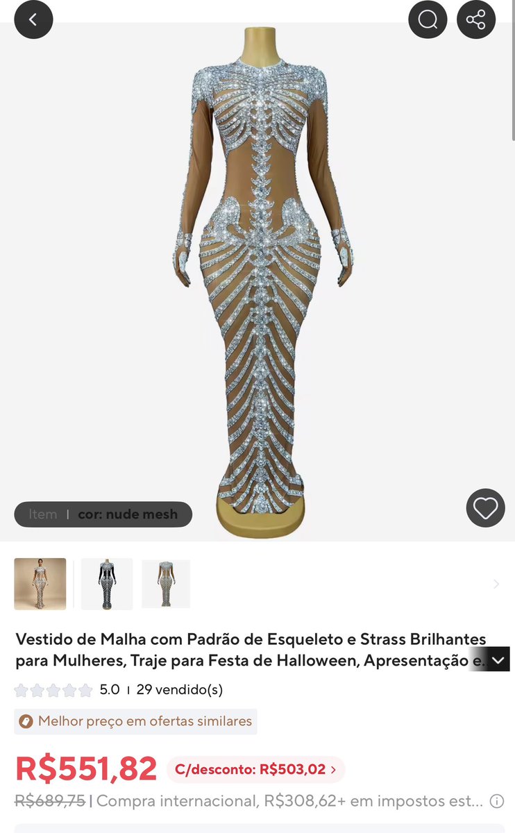 tictoxica's tweet photo. O look da beyonce no met gala esta disponivel no ali express https://t.co/K9MBy19zRl