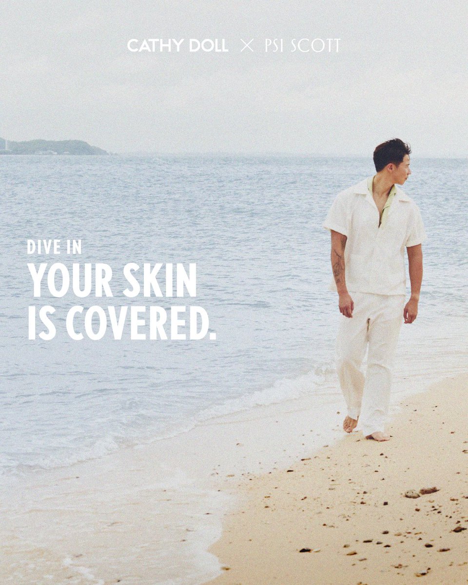 Cathydollclub's tweet photo. Dive in. Your skin is covered. ðââïļð
.
CATHY DOLL X PSI SCOTT ECO HEART SUNSCREEN
.
.
#CATHYDOLLxPSISCOTT #āļāļąāļāđāļāļāļāļĢāļēāļĒāļŠāļāđāļāļ #CATHYDOLLSkincare #skincare #EcoSunāļāļĢāļēāļĒ https://t.co/C9H0YJtq9U