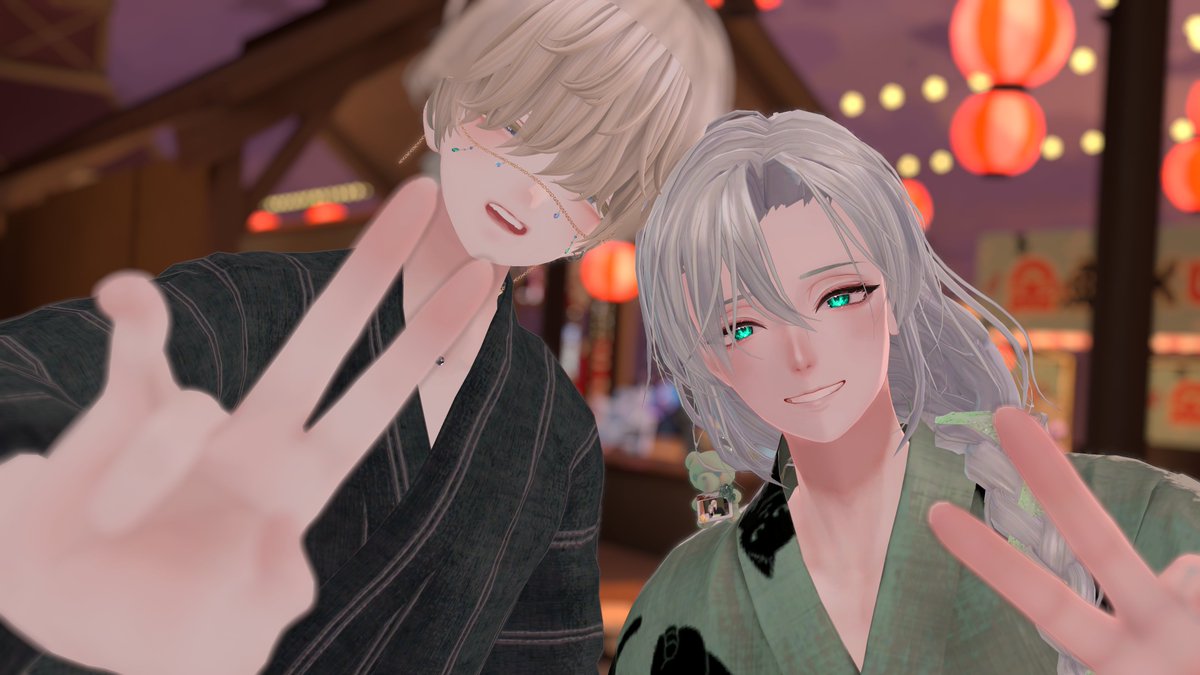 neko_1543's tweet photo. #DBｘFL_VRC
フルプラディアバコラボの夏祭り！行ってきたよ～！！！
ちょうど1年前に初めてフルプラに来た時も夏祭りだったけど、めちゃくちゃ進化してた！
いろんな皇子やジェミナイとお話ししたり写真撮ったり、屋台で遊んだりして楽しかった！ https://t.co/gCGTA8uYxj