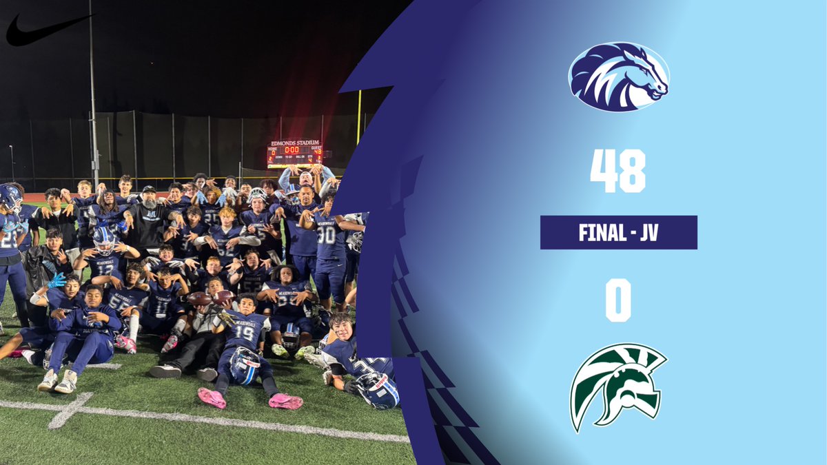 MeadowdaleFB's tweet photo. The JV squad shuts out Woodway to improve to 3-0 on the season.

Tate Greene with 5 passing touchdowns (Pono Kaalekahi x2, Max Rivera, Mateo Constantino). Koa Pia-Kamake’eaina had a rushing touchdown, as well as a recovered punt blocked by Marley Collins for a TD. https://t.co/WgGvattzN0