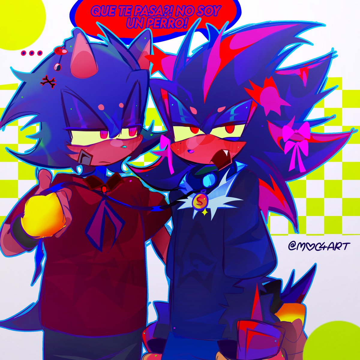 B4rny_art's tweet photo. I love these two, I always try to put them in funny situations or something like that. #Metadow #Metalorganic #Shadowthehedgehog #Parati #Sonicartist #New #Digitaldrawing #Shippers https://t.co/BfCCMFiYFf