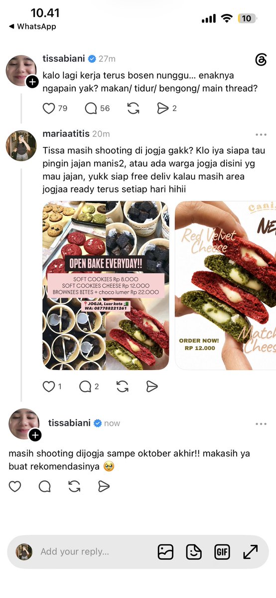 ttsmaria_'s tweet photo. Manifesting. Habis ini aku dapet banyak orderan dari komen di lapak tissa🥹🥹 https://t.co/cg9s4E7KRS