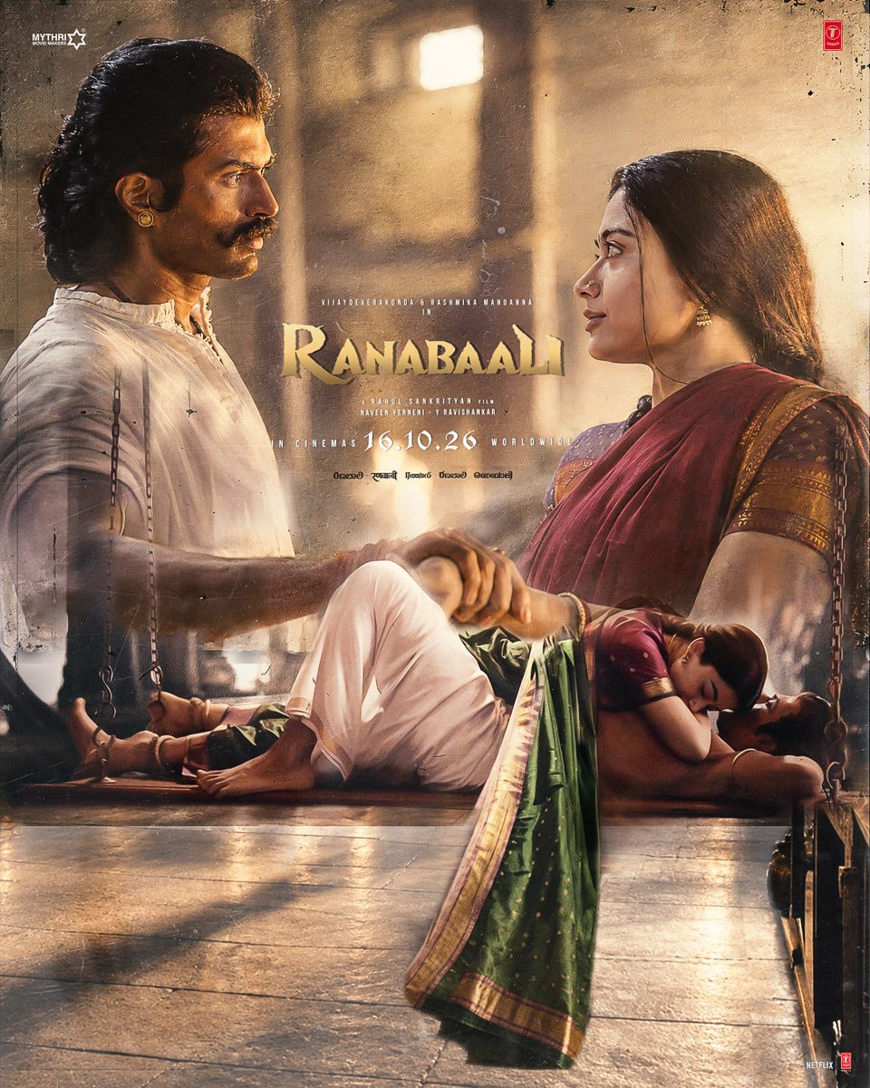 aravins2005's tweet photo. #Ranabaali poster design

@TheDeverakonda 
@iamRashmika 
@MythriOfficial 
@Rahul_Sankrityn 

#Vijaydeverakonda #Ranabaali #Rashmikamandanna #TeluguCinema https://t.co/zmWJ94Algq