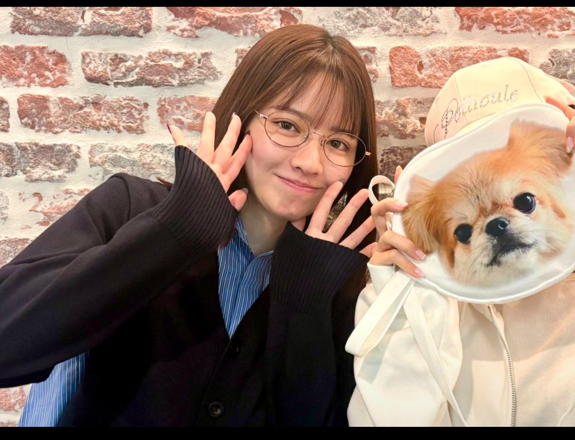 Snj3y's tweet photo. 茶髪おすず!!可愛いーーーー！🧡🤎
メガネまで😍
オールナイトニッポン YouTubeで見る〜
 #鎮西寿々歌 https://t.co/2wyzpN16lJ