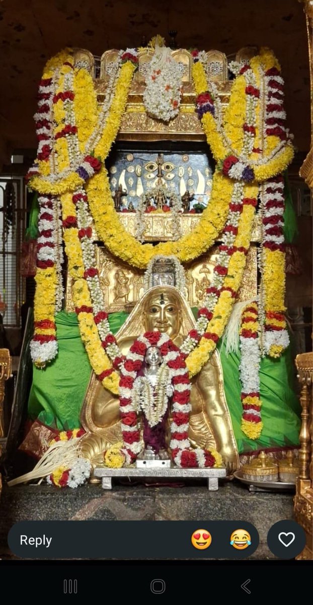 civicravi's tweet photo. Mantralayam Shri Raghavendra Swamy Moola Brindavan Alankara Darshana ! 29-SEP-2026 ! *ॐ श्री राघवेंद्राय नमः ।*🙏🙏 https://t.co/YR7j4gSGRX