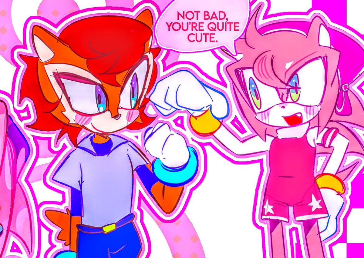 B4rny_art's tweet photo. Amy is the opposite gender, and Sally is the other. I really enjoyed doing this. #Parati #Oc #sonicthehedgehogㅤㅤㅤ #sonicartist #New #Digitaldrawing #Fandomsonic #Amyrose #genderchange #Mystyle #Parati #Oc #sonicthehedgehogㅤㅤㅤ #sonicartist #New #Digitaldrawing #Fandomsonic https://t.co/94khCSHSt0