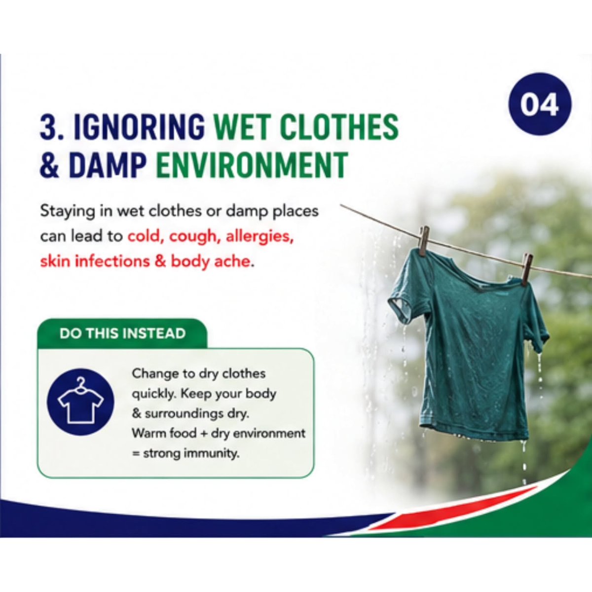 KyleHaakin22o's tweet photo. Monsoon mistakes you may be making without realizing it: eating unsafe roadside food, drinking contaminated water, staying in wet clothes, ignoring mosquito bites, or waiting for a fever to pass. Learn what to do instead and prevent serious illness. https://t.co/qoYUwTl5S2