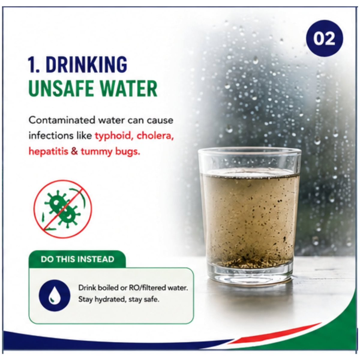 KyleHaakin22o's tweet photo. Monsoon mistakes you may be making without realizing it: eating unsafe roadside food, drinking contaminated water, staying in wet clothes, ignoring mosquito bites, or waiting for a fever to pass. Learn what to do instead and prevent serious illness. https://t.co/qoYUwTl5S2