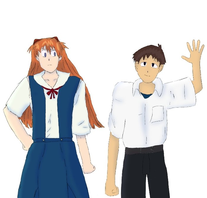 BJDIEZ's tweet photo. The bitch husband who wants to watch blue and the bitch wife who wants to watch orange
#shinji #asuka #evangelion https://t.co/4EpVw8szXD