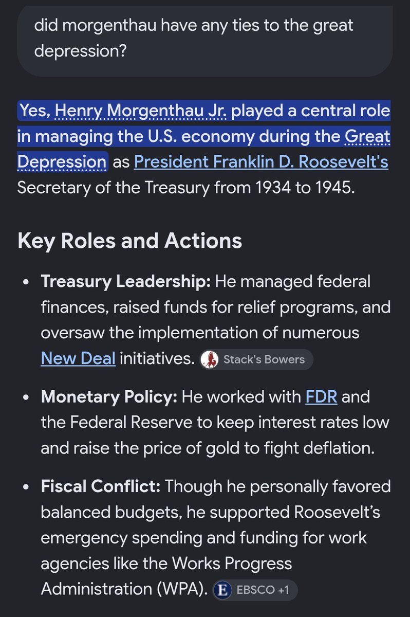 anxientsage's tweet photo. So....
In WW2 era,
Henry Morgenthau ✡️ was the right hand man of FDR and also was largely responsible for America entering the war.
He was also allegedly largely responsible for the Great Depression.
Were they trying to Holodomor Americans in WW2? 🤔
#morgenthauplan https://t.co/OiRsSxSTwb