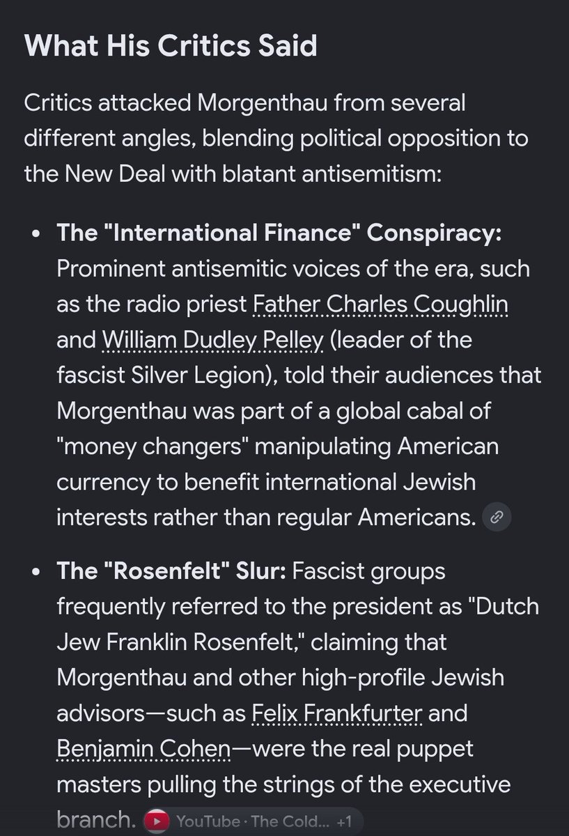 anxientsage's tweet photo. So....
In WW2 era,
Henry Morgenthau ✡️ was the right hand man of FDR and also was largely responsible for America entering the war.
He was also allegedly largely responsible for the Great Depression.
Were they trying to Holodomor Americans in WW2? 🤔
#morgenthauplan https://t.co/OiRsSxSTwb