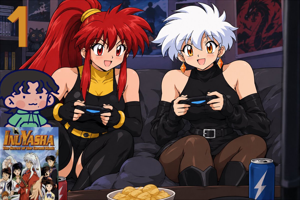 RoyalPanic's tweet photo. First ever start out of being a PNGTuber with some friends!
#Inuyasha Secret of the Cursed Mask #playthrough #pngtuber #beginner #youtube #Anime #Video #InfluencerProject #friends #Inuyashasecretofthecursedmask
https://t.co/aDwZ5C4tWw https://t.co/MslQ4DrQZT