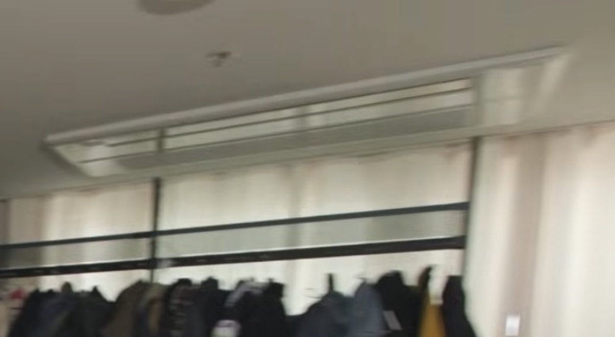 twyjy's tweet photo. Are Nayeon and Jeongyeon still living in the same apartment or building? Look at the ceiling, it has the same fixtures and the white rectangle. The wardrobe looks similar too 🤔 https://t.co/oY3tqEcj0W