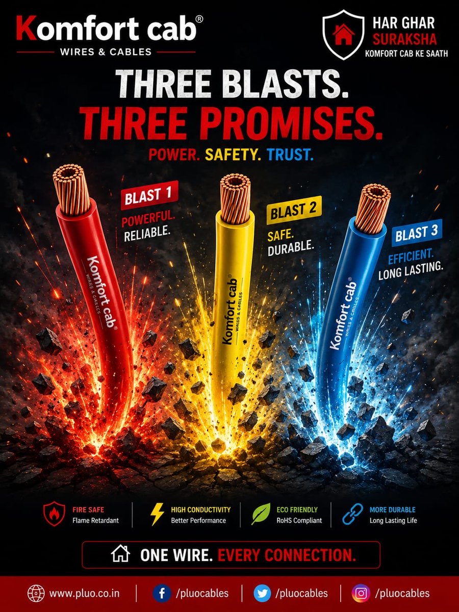 pluocables's tweet photo. #cables 
#wires
#wirescables
#Pluocables
#Plusguard
#komfort
#safteyfirst 
#electricalsafety
#powerwithtrust
#qualitycraftsmanship https://t.co/di0WJ2Gsa9