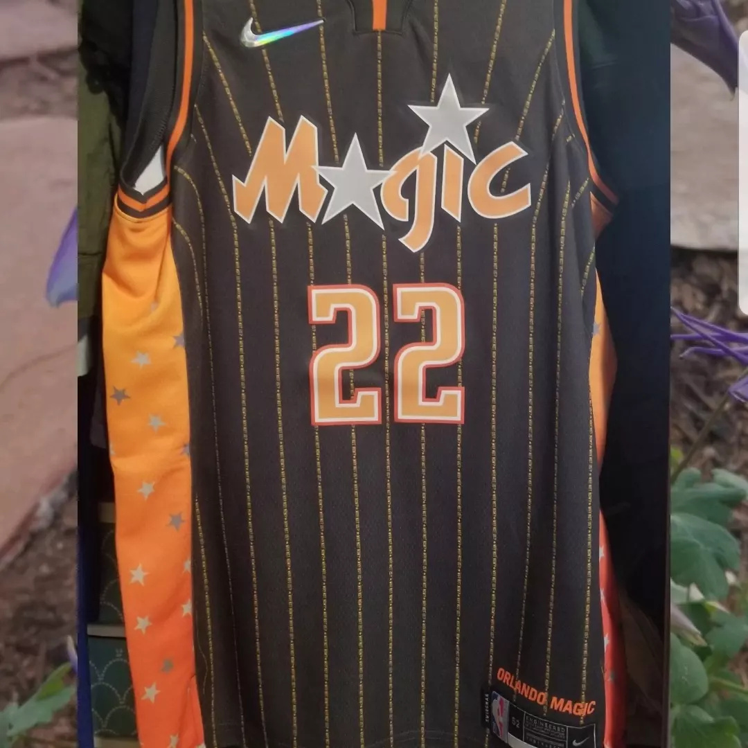 blumier's tweet photo. Cannot wait to wear these to the @orlandomagic game in February! #IStillBelieve #whynotus #whynotnow https://t.co/j1OuaJpGPx