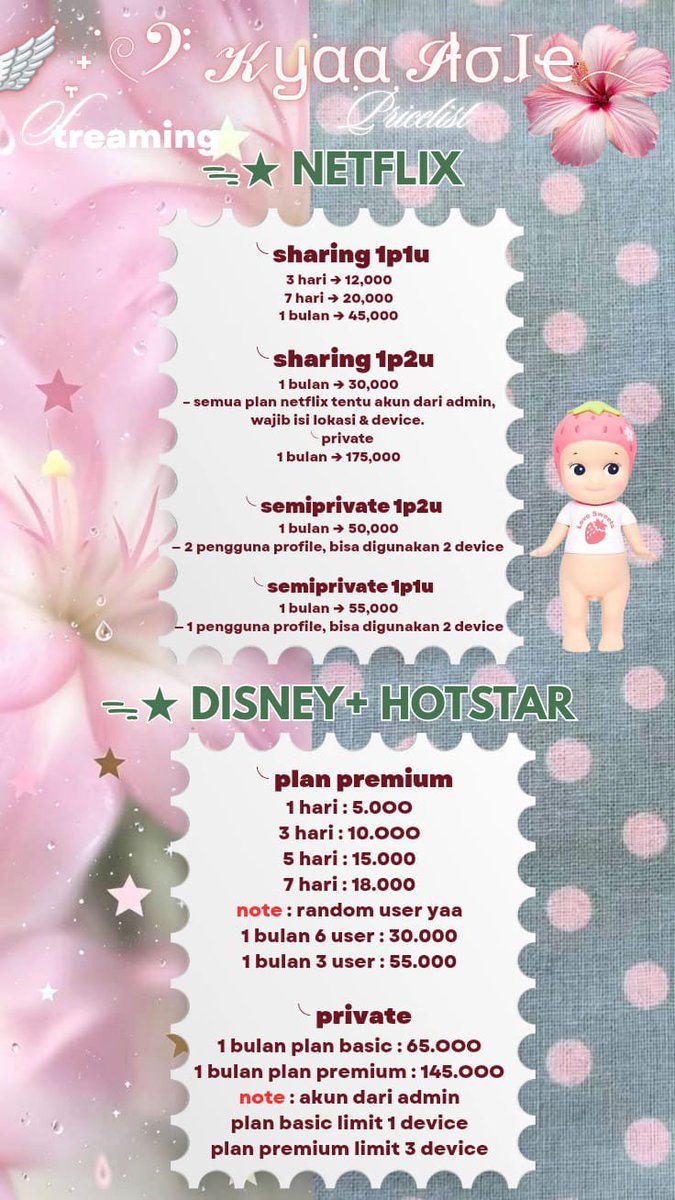 shakyaies's tweet photo. STREAMING APP READY GAISSS 🫧‼️

yang mau jajan app prem OPEN YAAY 🛒💗

knock knock dm aku kalau mau order 💌
ditunggu yaww https://t.co/HsphKJvaij
#zonauang #zonajajan https://t.co/AG8lQQKjmR