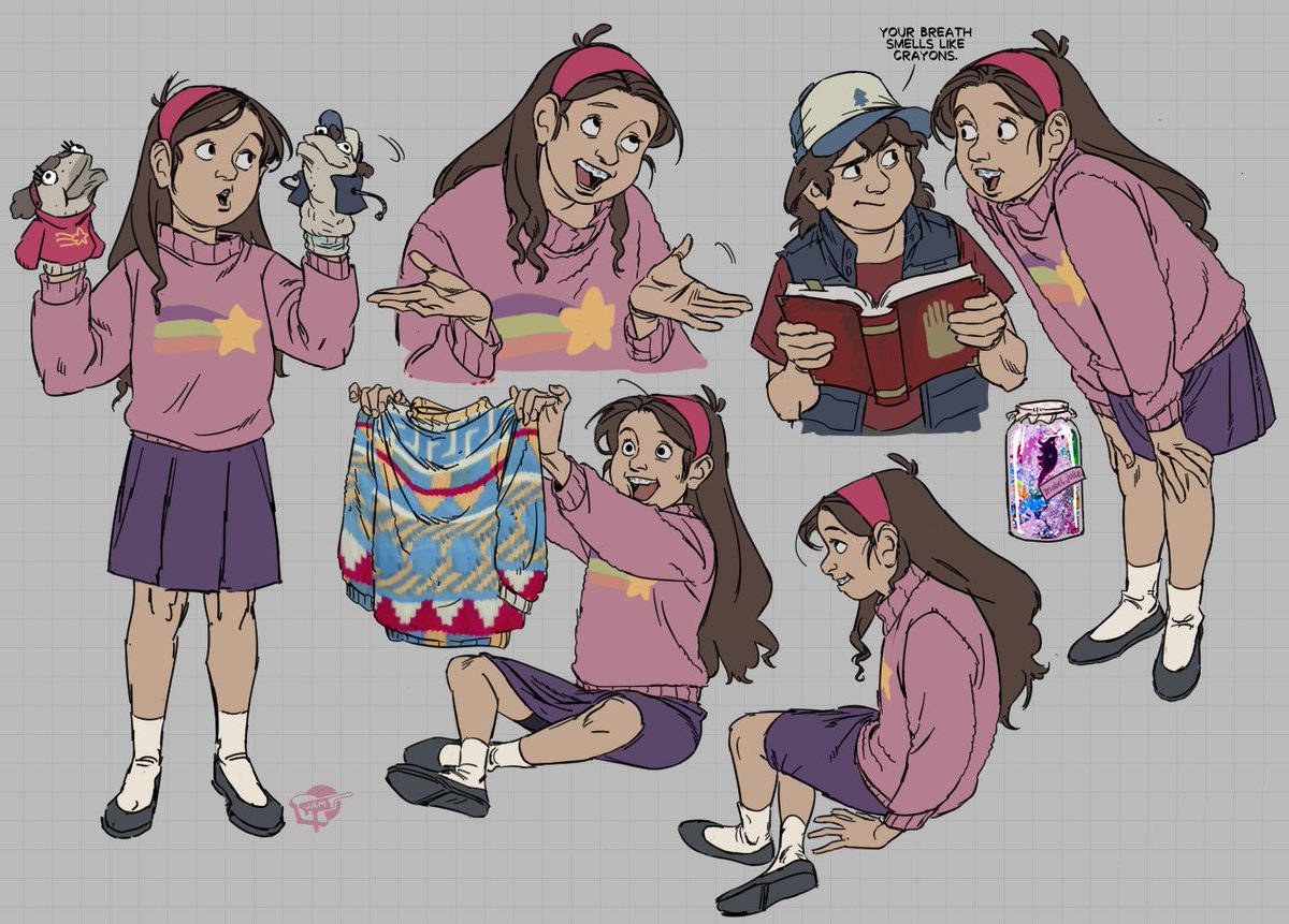 jam_etc_art's tweet photo. I feel like reposting some gravity falls fanart from the last time, in light of new updates https://t.co/QHqXHYEnCp