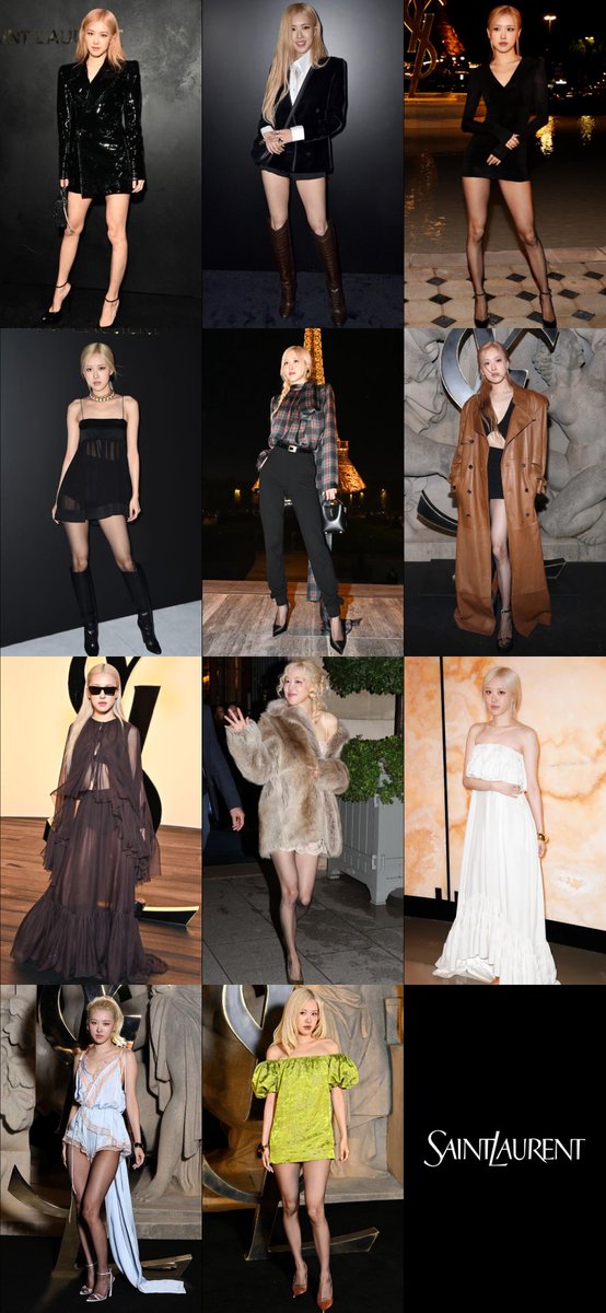 urnumberones's tweet photo. since 2019 until now, Saint Laurent has always treated rosé with so much love and respect like yes, being their first and only Global Brand Ambassador is HUGE, but honestly what gets me more is how the whole Saint Laurent team has always been so good to her throughout all these years

idk it just never feels like its just a brand deal between rosé and Saint Laurent anymore it genuinely feels like Saint Laurent has become a second family to her 🥹

thank u Saint Laurent for always making her feel confident and giving her a space to just be herself. you can literally see how comfortable she is with this brand and how much she loves being there

at this point, you cant really talk about Saint Laurent without thinking of rosé and you cant talk about rosé without that Saint Laurent logo coming to mind 😭 they’re just so deeply connected its actually crazyyyy

that kind of relationship is really rare forever grateful to Saint Laurent for loving and treating our girl so well 🖤

ROSÉ FOR SAINT LAURENT 
#ParisFashionWeek #PFW
#ROSÉ #YSL #SaintLaurent