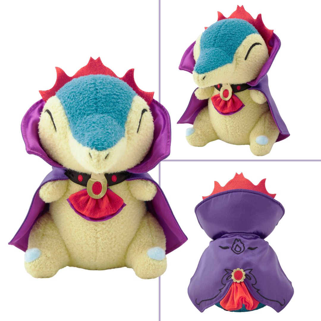 mecchaJP's tweet photo. 🧛🔥 Cyndaquil just became Count Cyndaquil. 
Pokémon Halloween Ghost Chateau - Plush Cyndaquil ✨ Check it out on meccha-japan!
🔗 Link in Bio! 

#Pokemon #Cyndaquil  #Halloween #Cute https://t.co/bQzQwKjly8