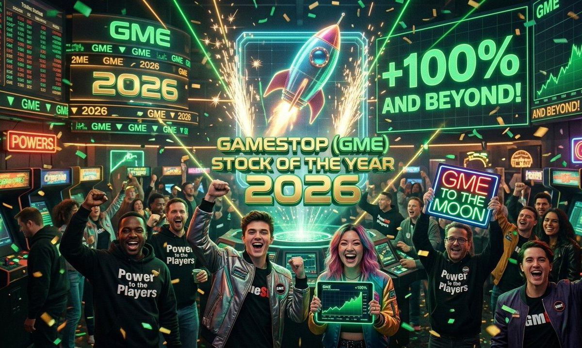 Money_Maker_111's tweet photo. GameStop Corp (#GME #stock) #Investment:
$GME will be referred to as "The Stock of the Year", for 2026.
#GameStop #MOASS $GME #investors #stockstowatch #StocksInFocus #stocknews #StockMarket #stocks #StocksToBuy #InvestNow https://t.co/ZBIctG1bFg