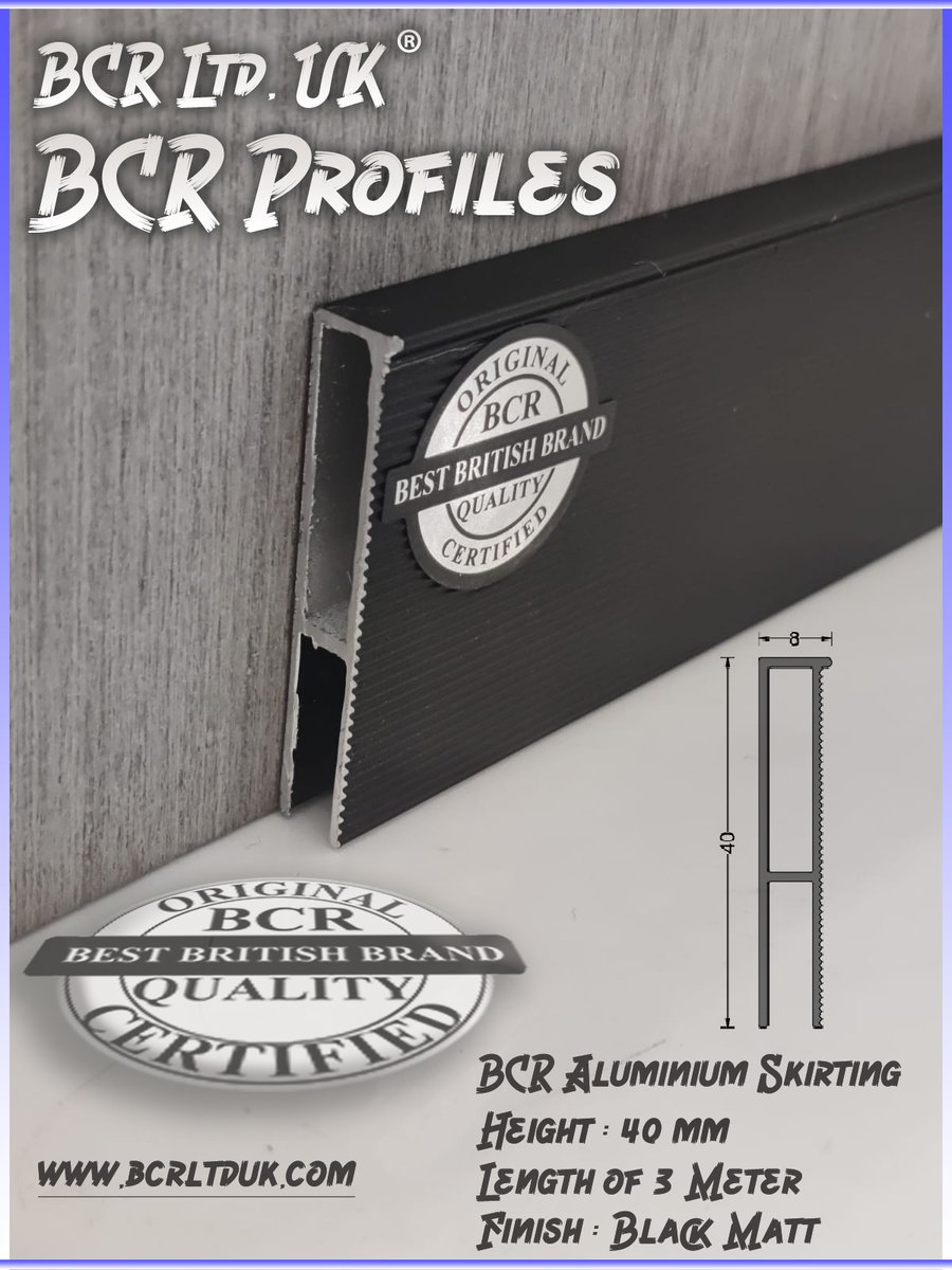 DesertkingWp's tweet photo. Transform your spaces with BCR Profiles Ltd UKs top quality #TileTrims, #TransitionProfiles, #CarpetProfiles, and #ExpansionJoints, all crafted to meet the highest #BritishStandards #HomeRenovation #CommercialDesign #ModernSpaces #HomeStyling #BCRLtdUK #QualityCraftsmanship https://t.co/O6H46maL92