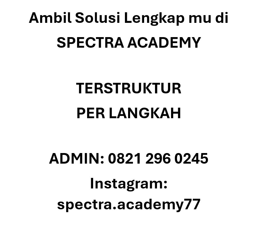 SpectraAcdmy's tweet photo. Penggalan Catatan Kelas Pembahasan Soal Ujian 1 (UTS) Matematika tahun 2024 TPB ITB bersama Spectra Academy.

Persiapan UTS,Bimbingan dan pendampingan terarah, dengan 1 tutor mendampingi maksimal 5 Mahasiswa. 
Free diskusi PR, Tugas, persiapan kuis.
#TPBITB
#UTS
#UjianMatematika https://t.co/wAvYY8lw2p
