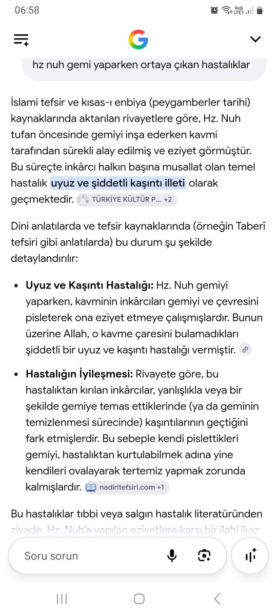 mamir_link's tweet photo. @slmhktn Bence gemiden çok  o zamanlar ortaya çıkan uyuz ve şiddetli kaşıntı hastalığından kalan virüs ü arıyorlar !

İnkarcıların  bir türlü iyileşemeyip gemiye sürtünmeleri  ile iyileşmeşleri sonucu  acaba gemide o hastalık virüsü kaldı mı diye araştırma yapıyorlardır. https://t.co/LZ0wrpZ3fq