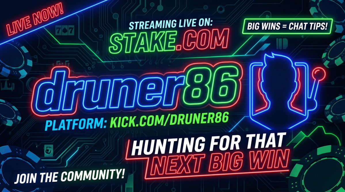 86_drumer18318's tweet photo. 🎰 HUNTING THE NEXT MAX WIN 🚀 | Stake Grinding | Tipping Chat on Big Hits! 🔥https://t.co/Ig6Akscx62 https://t.co/7cuWPMTJik