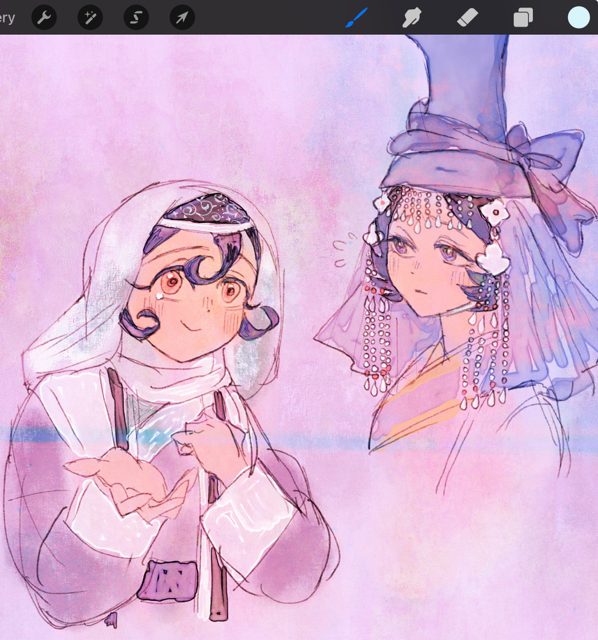 cloud1ing's tweet photo. #天幕のジャードゥーガル

*posting some archaic doodles which preceded the anime* https://t.co/ZWHmBsBNkZ