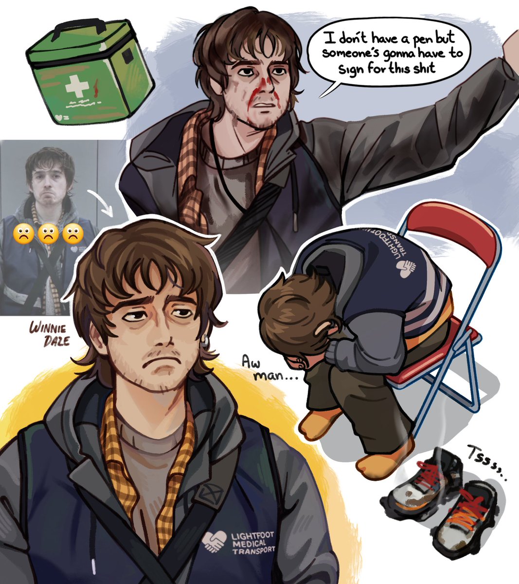 Winnie62123994's tweet photo. Bryan is so fun to draw ngl
#ResidentEvilㅤ https://t.co/6vooWMGGCt