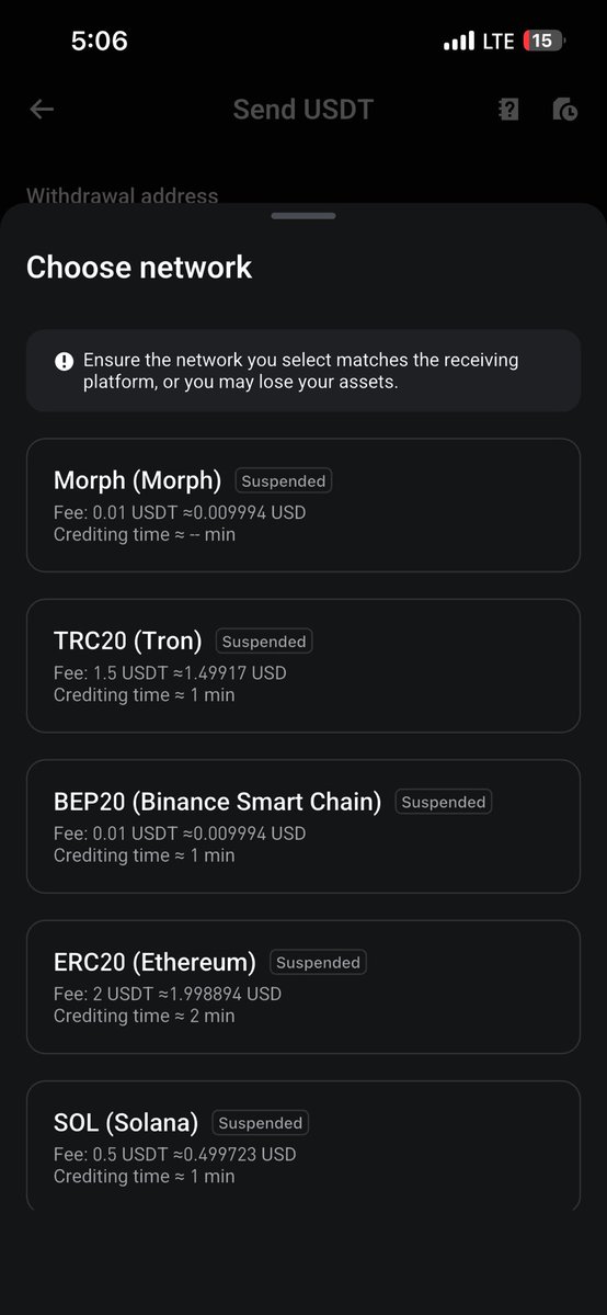 Ahmerddfx's tweet photo. @BitgetSupport @NnejiGodsplan @bitget Today 29 but keeps showing same rubbish  no network being open yet https://t.co/VbavKsd5uS