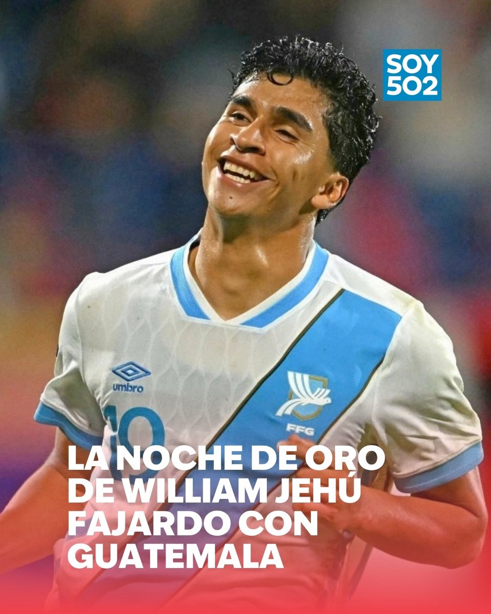 🔥 ¡Vaya noche! William Jehú Fajardo marcó tres de los seis goles que Guatemala le propinó a El Salvador este 28 de septiembre en una noche histórica en la L…