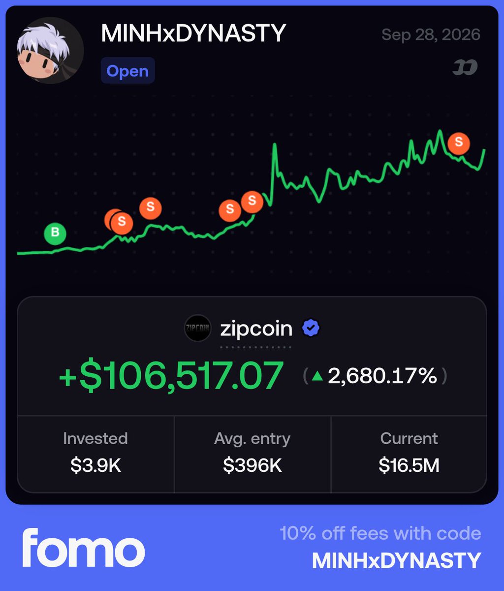 MINHxDYNASTY's tweet photo. we made $100k today from $4k, extremely grateful

only in crypto

best game in the world https://t.co/qmLwEaddHZ