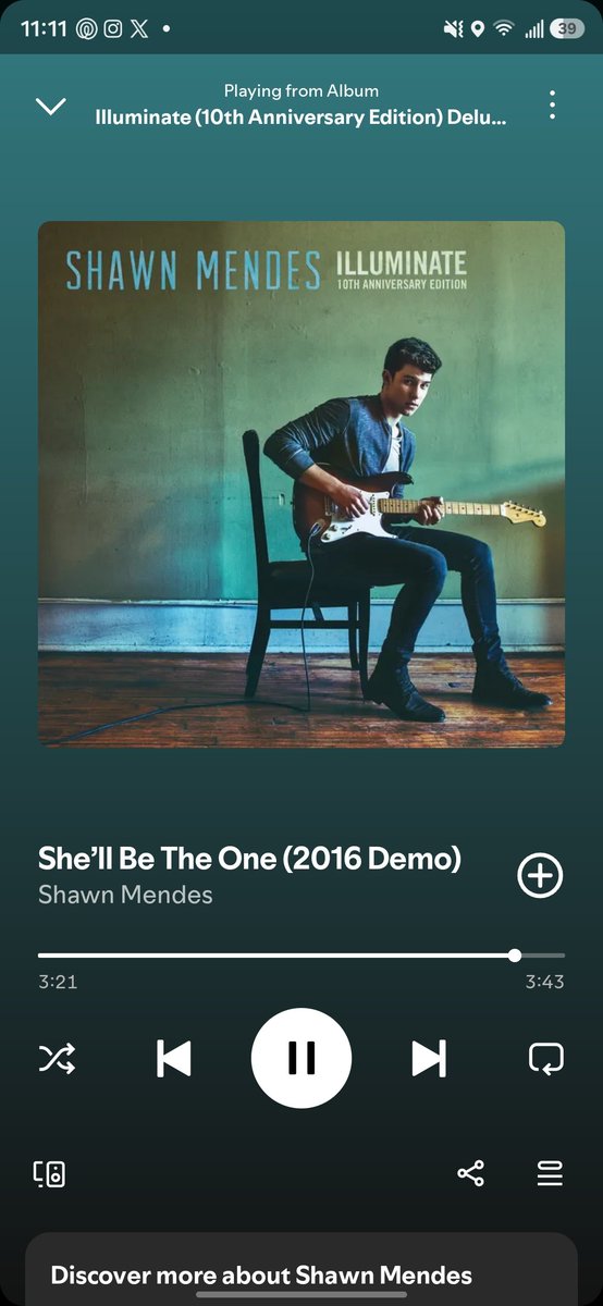 demaly89's tweet photo. @ShawnAccess @ShawnMendes I will be streaming this for the rest of my life 🩵💚 https://t.co/DZQA5RViE4