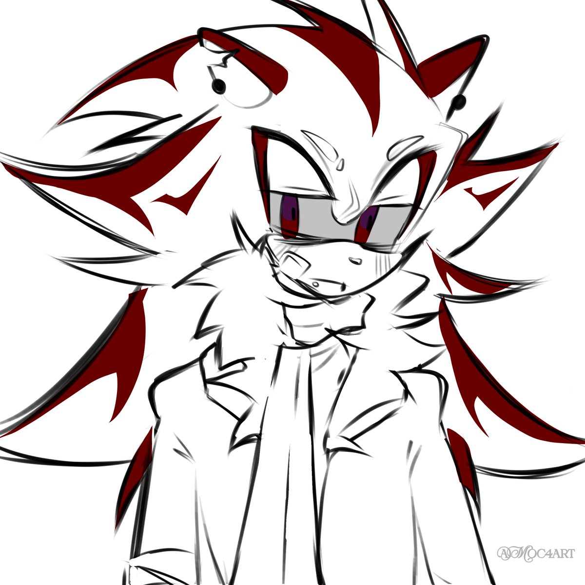 B4rny_art's tweet photo. I wanted to present the current character designs in my style like this.
I plan to put Barney(Sonic) in delicate situations.  #au #Alternateuniverse #Mystyle #Shadowthehedgehog #amyrose #Sonicthehedgehog #Silverthehedgehog #Oc https://t.co/pmvXV3aeuV