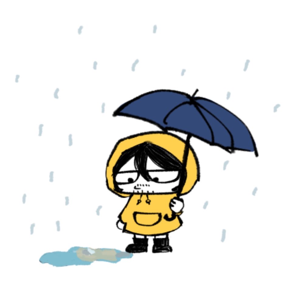 onakaitaisan_e's tweet photo. まじでもう雨やダァ https://t.co/aar0ZzwjoL